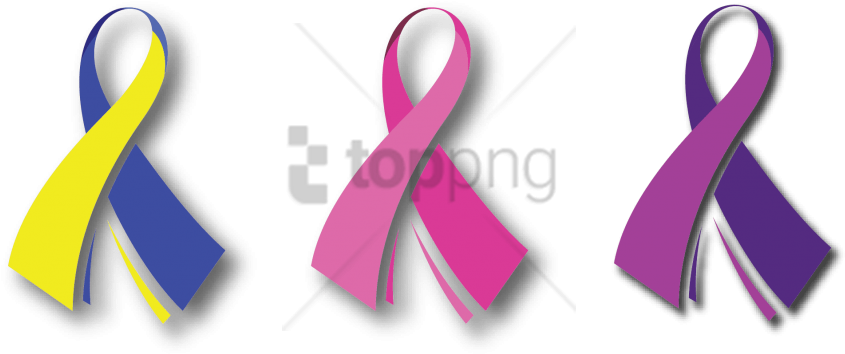 Free Png Down Syndrome Awareness Month Ribbon Png Image - Down Syndrome Ribbon Clip Art Transparent Png (850x364), Png Download
