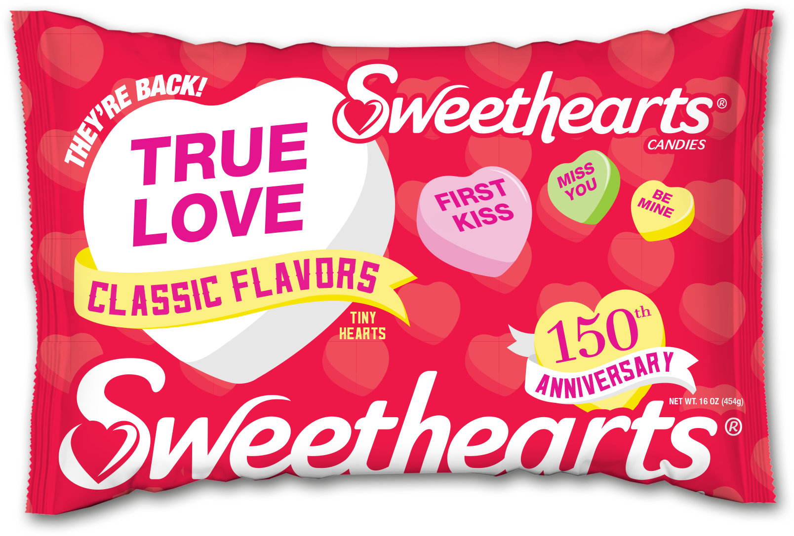 Sweethearts Classicflavor Laydownbag 150th - Throw Pillow Clipart (1824x1252), Png Download