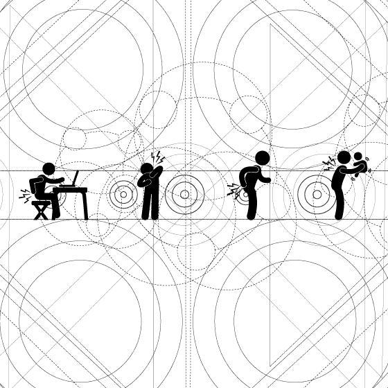 Ayurvedic Treatment For Back Pain - Silhouette Clipart (560x560), Png Download