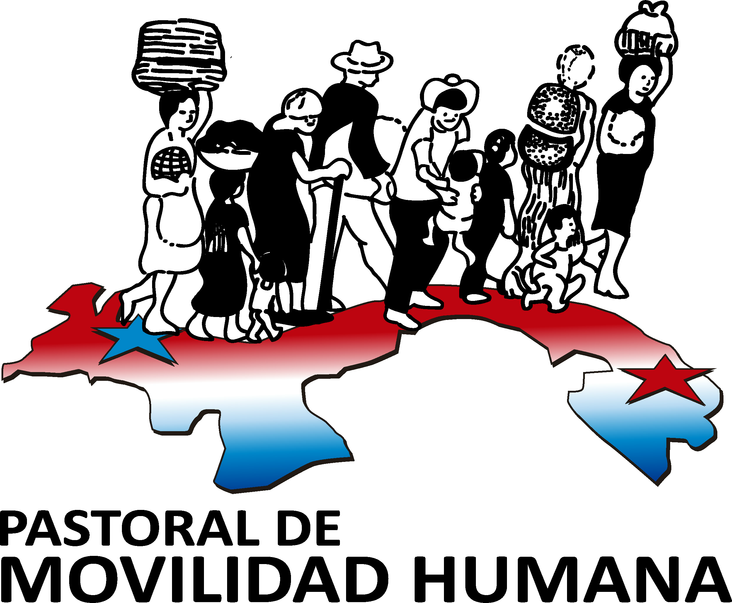 Pastoral De La Movilidad Humana - Illustration Clipart (2498x2060), Png Download