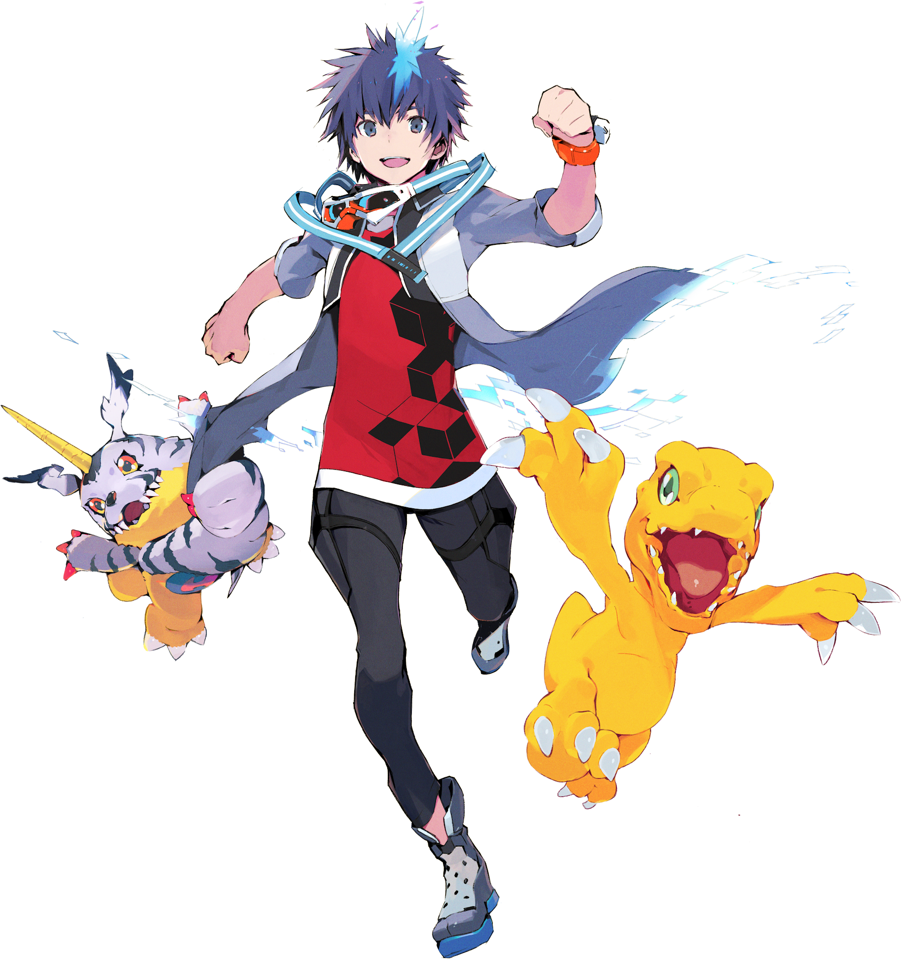 Log In / Register - Digimon World Next Order Main Character Clipart (1894x2046), Png Download