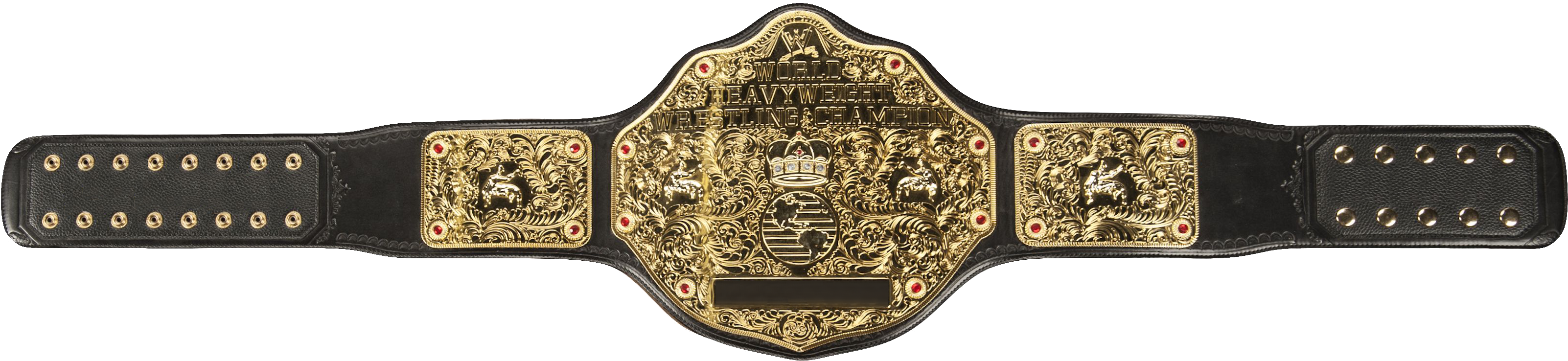 World Heavyweight Championship By Nibble T On - Wwe World Heavyweight Championship Big Gold Clipart (3228x764), Png Download