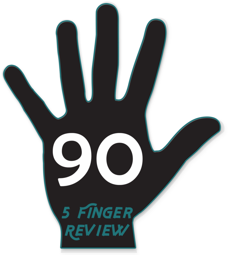 5 Finger Rate - Sign Clipart (940x1024), Png Download