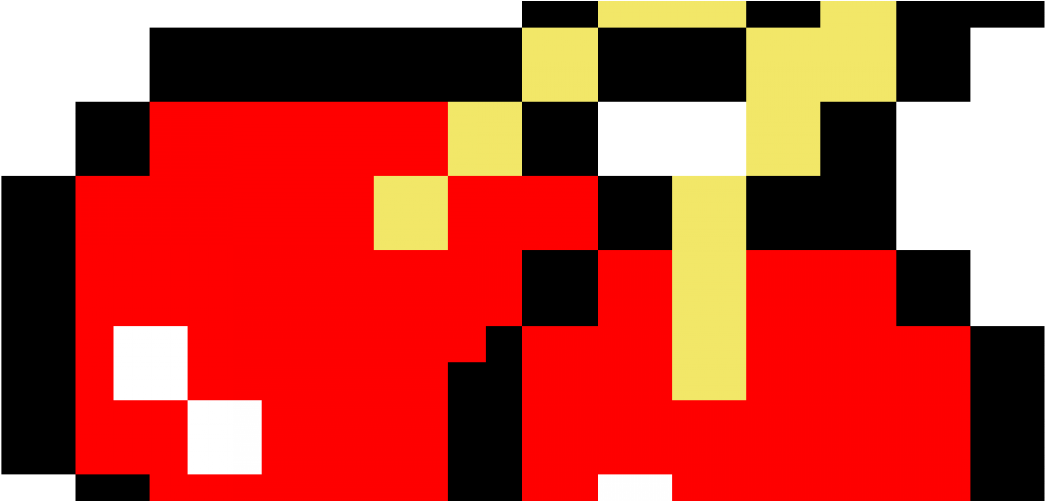 Dotmarketer Pac-man Cherries - Killer Frost Pixel Art Clipart (1140x500), Png Download