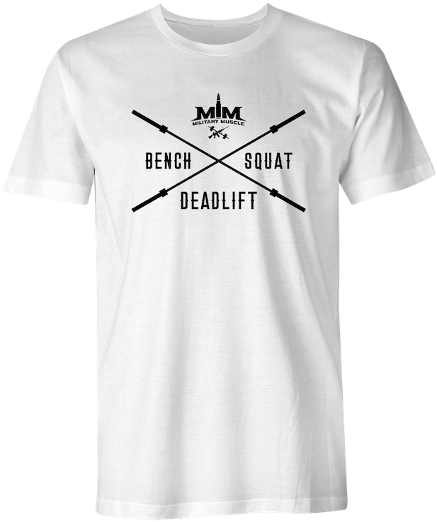Bench Squat Deadlift - Active Shirt Clipart (617x737), Png Download