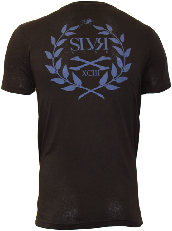 Silver Star Anderson Silva Spider Tee - Active Shirt Clipart (552x744), Png Download