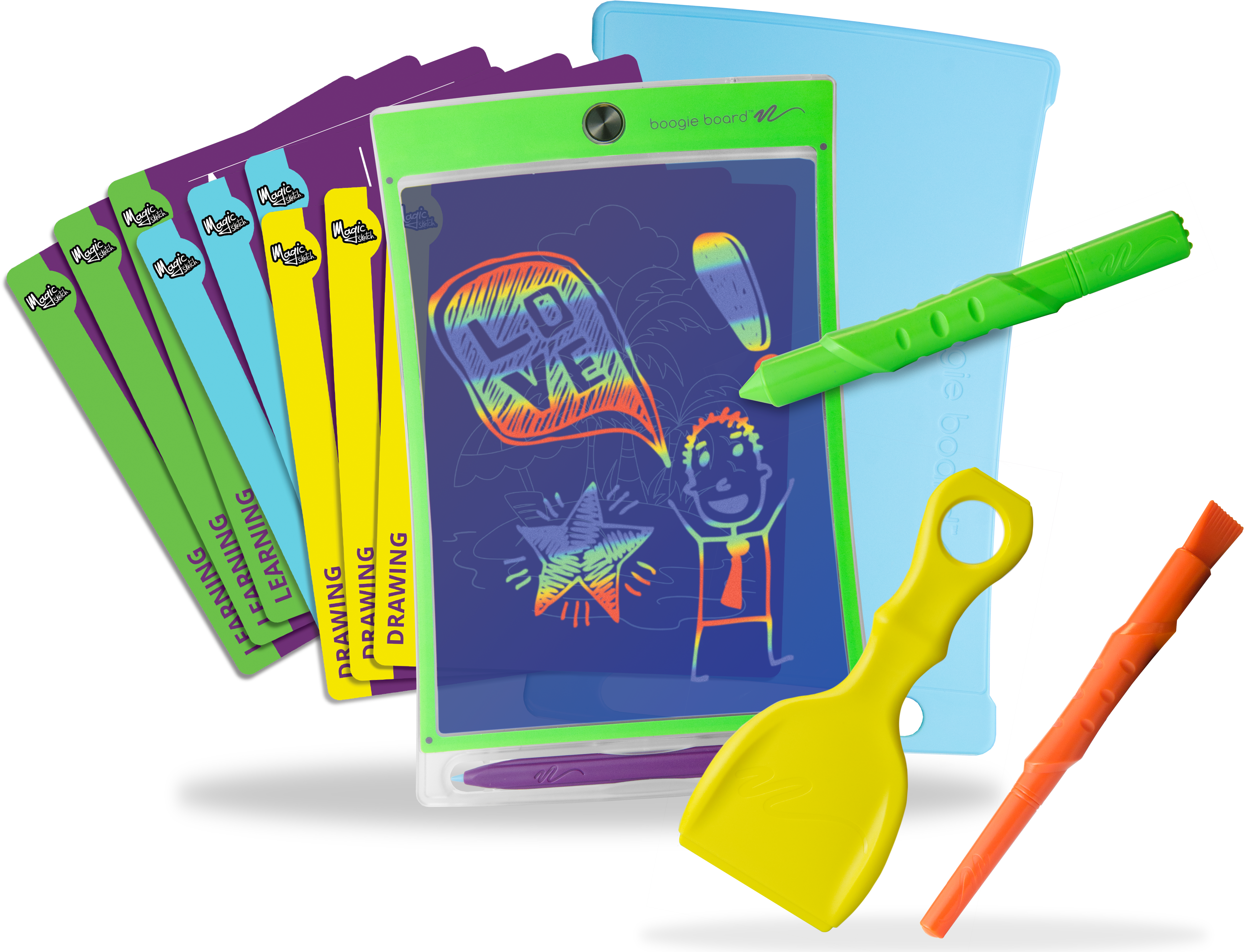 Boogie Board Magic Sketch Deluxe With Case Clipart (6206x4752), Png Download