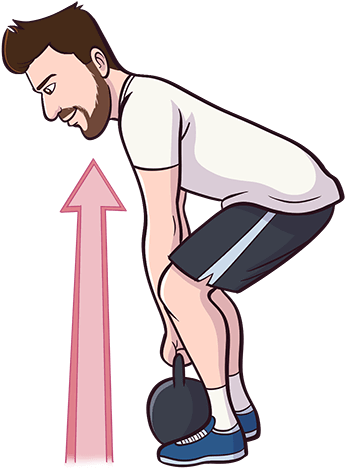 Kettlebell Deadlift Avatar - Physical Fitness Clipart (875x500), Png Download