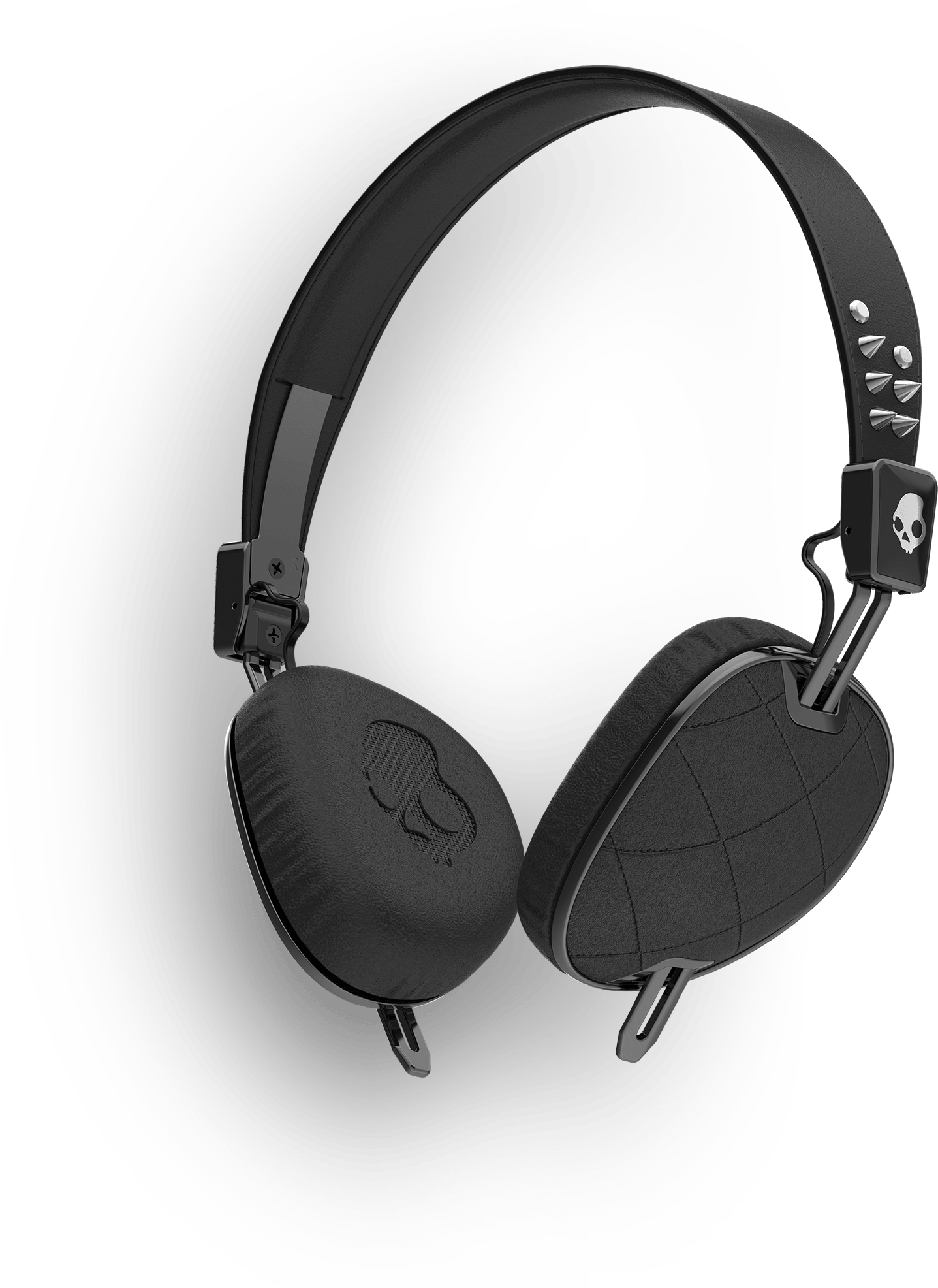 Skullcandy Knockout On-ear Headphones In Quilted Black - Skullcandy S5avgm 400 Clipart (2000x2000), Png Download