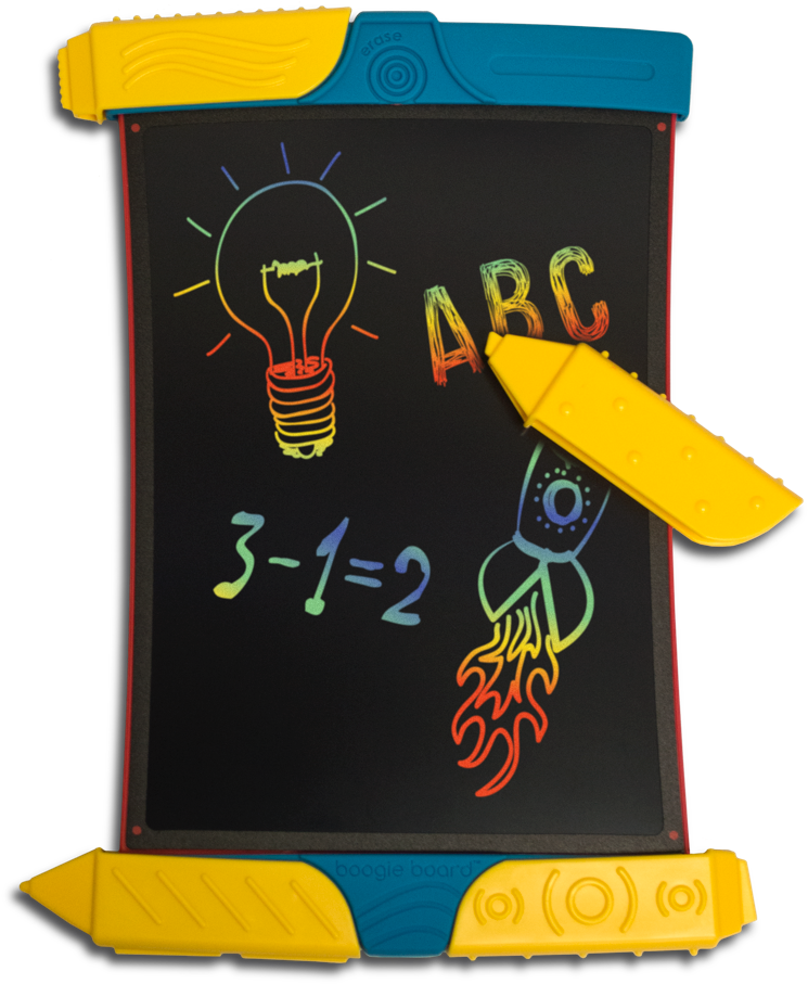 Scribble N' Play Featuring Colorburst - Boogie Board Scribble N Play Clipart (747x920), Png Download