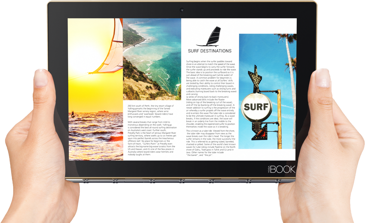 Grid View - Lenovo Yoga Book Clipart (2000x1136), Png Download