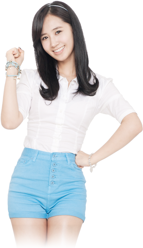 I Really Like Her Hair Hereonly If She Dye It Black - Yuri Snsd Full Body Clipart (474x818), Png Download