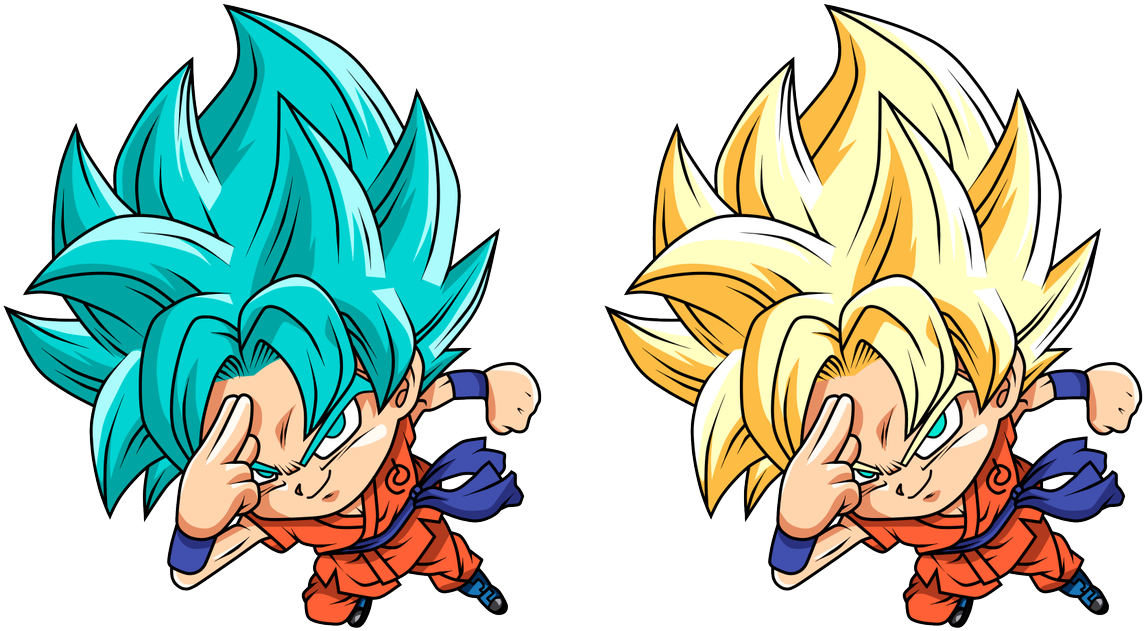 0 Replies 0 Retweets 0 Likes - Goku Super Saiyan Blue Kawaii Clipart (1200x682), Png Download