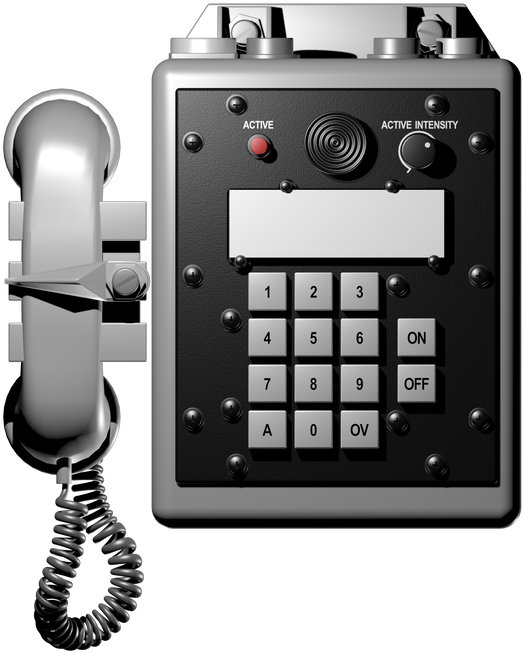Version - - Corded Phone Clipart (1100x671), Png Download