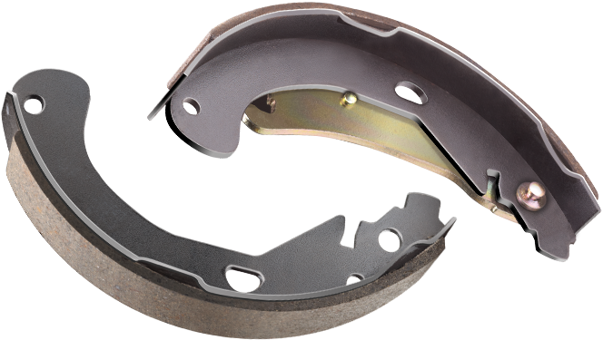 All Brake Shoes Are Arc Ground To Avoid Fit Issues - Brake Pads Transparent Clipart (734x456), Png Download