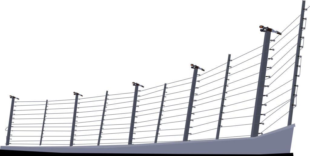 Electric Fence Png - Jurassic Park Fence Png Clipart (1024x517), Png Download