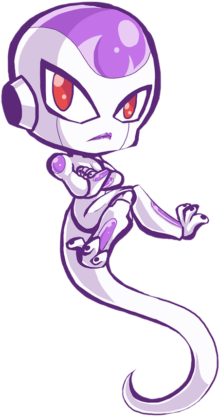 Dbz - Chibi Freeza - Dragon Ball Freeza Chibi Clipart (479x879), Png Download