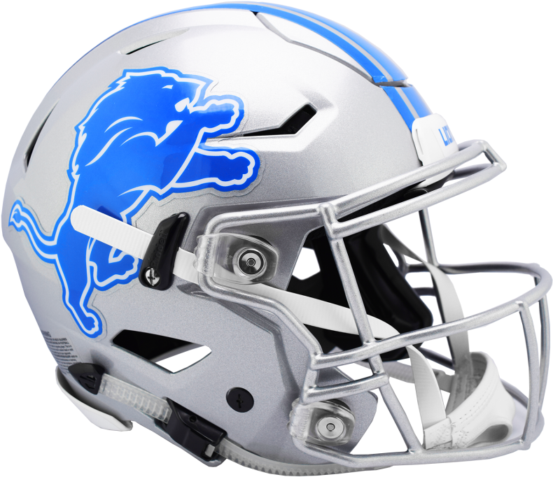 Lions Speedflex Helmet - Detroit Lions Clipart (800x692), Png Download