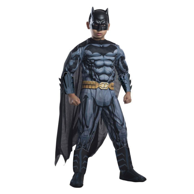 Batman Deluxe Child Costume - Batman Costumes For Kids Walmart Clipart (954x635), Png Download