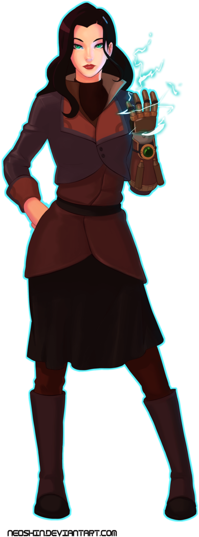 Asami Sato Is The Only Child Of The Former Wealthy - Asami Avatar Clipart (600x1144), Png Download