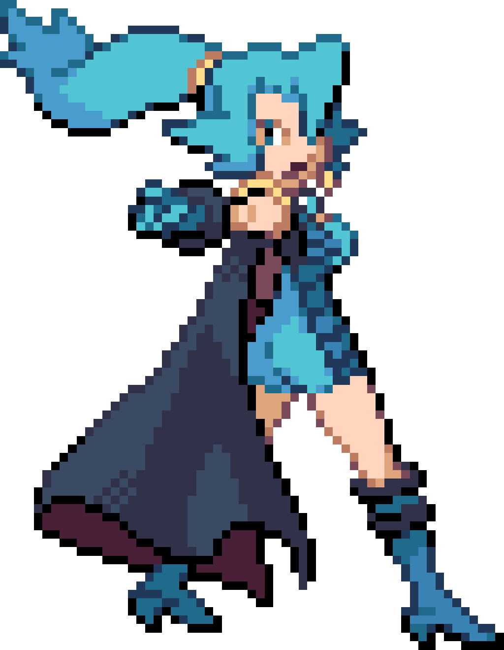 Pixels Drawing Pokemon - Pokemon Clair Sprite Clipart (1024x1319), Png Download