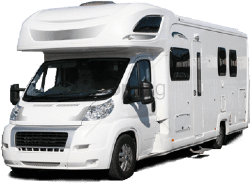 Free Png Download Front View Motorhome Png Images Background - Camper Van Clipart (850x624), Png Download