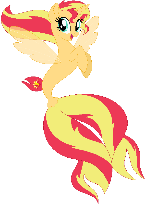Cutiepie19 Images Seapony Sunset Shimmer By Ra1nb0wk1tty - Mlp Sea Pony Sunset Shimmer Clipart (592x832), Png Download