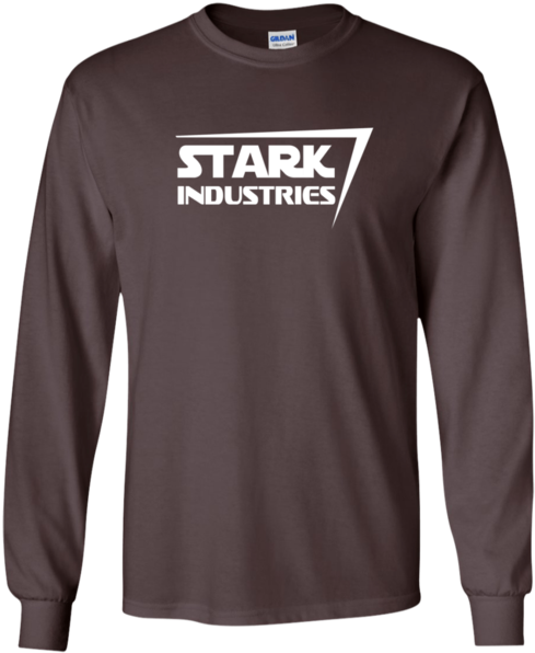 Stark Industries T Shirt G240 Gildan Ls Ultra Cotton - North Face Got Shirt Clipart (600x600), Png Download