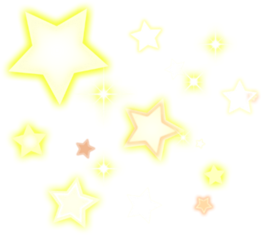 #neon #stars #twinkle #sterne #yellow #gelb - Star Gifs With Transparent Backgrounds Clipart (1024x1024), Png Download