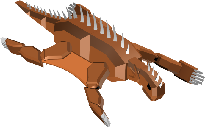 Image - Marine Iguana Clipart (700x445), Png Download