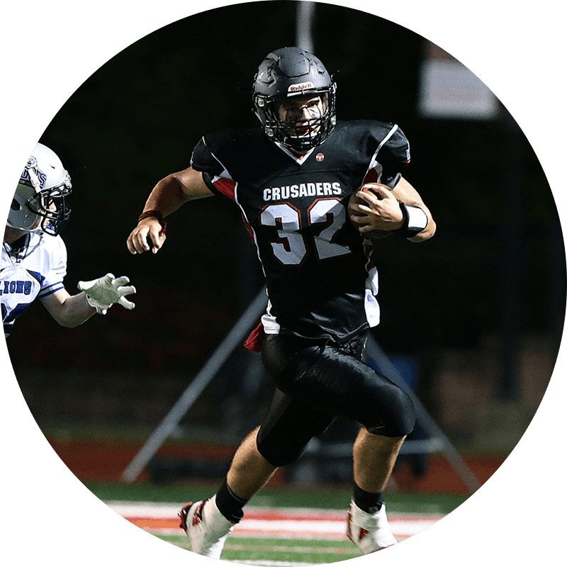 High School Football - Columbus Crusaders Football Clipart (800x800), Png Download