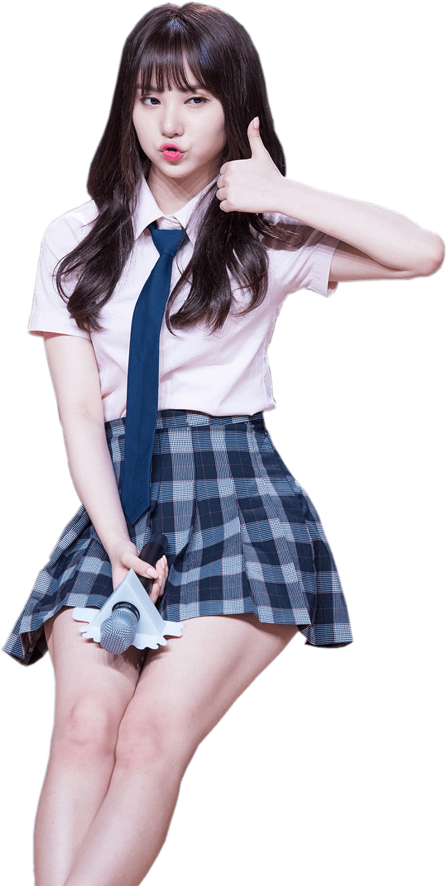 Eunha Gfriend Best Singer Full Hd Wallpapers 1080p - Eunha Gfriend Png Clipart (870x1305), Png Download