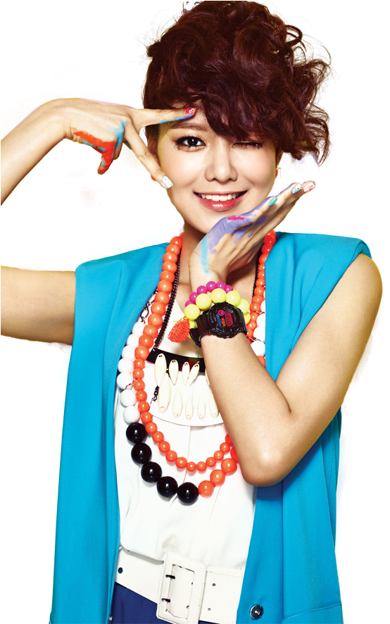 Sooyoung , Png Download - G Shock Baby G Bgd 140 1aer Clipart (554x886), Png Download