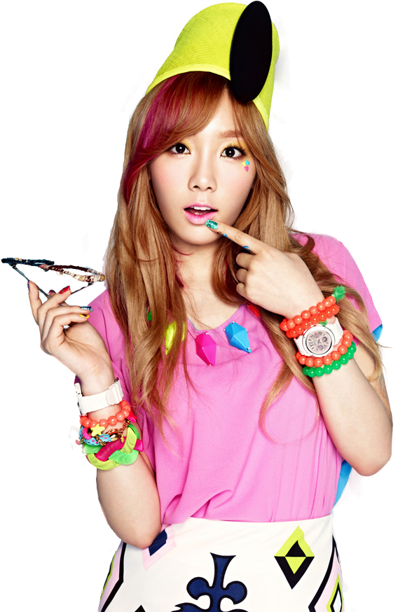 Snsd Taeyeon Casio Baby-g Sooyoung, Yoona, Girls' Generation - Girls Generation Taeyeon Png Clipart (568x874), Png Download
