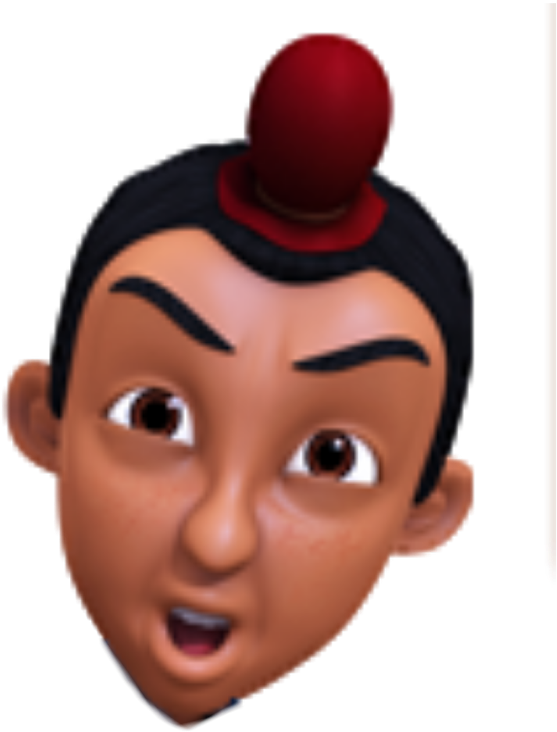 Kepala Upin Ipin Png , Png Download - Kepala Upin Ipin Png Clipart (557x732), Png Download