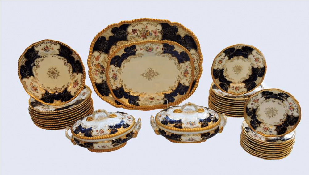 Coalport 'batwing' Dinner Set - Ceramic Clipart (1000x1000), Png Download