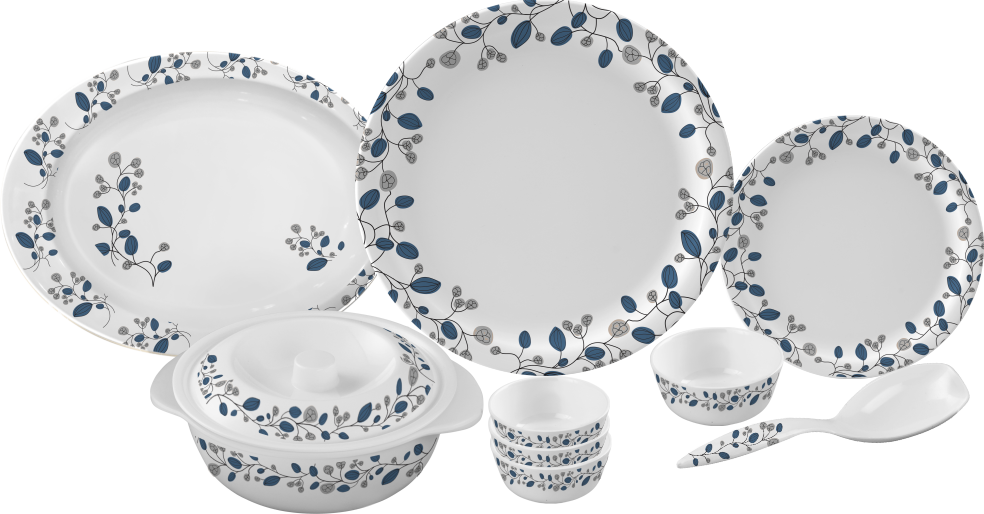 Blue And White Porcelain Clipart (984x514), Png Download