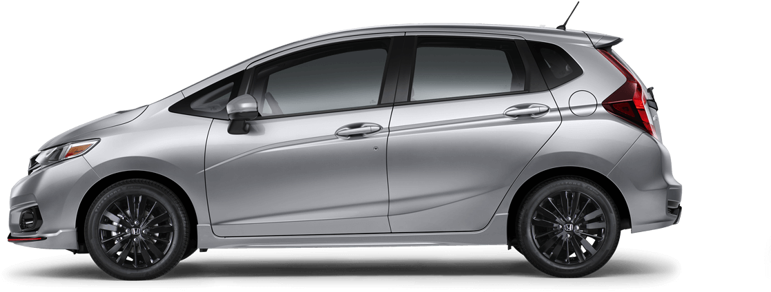 2018 Honda Fit Side Profile - 2018 Honda Fit Sport White Clipart (1800x500), Png Download