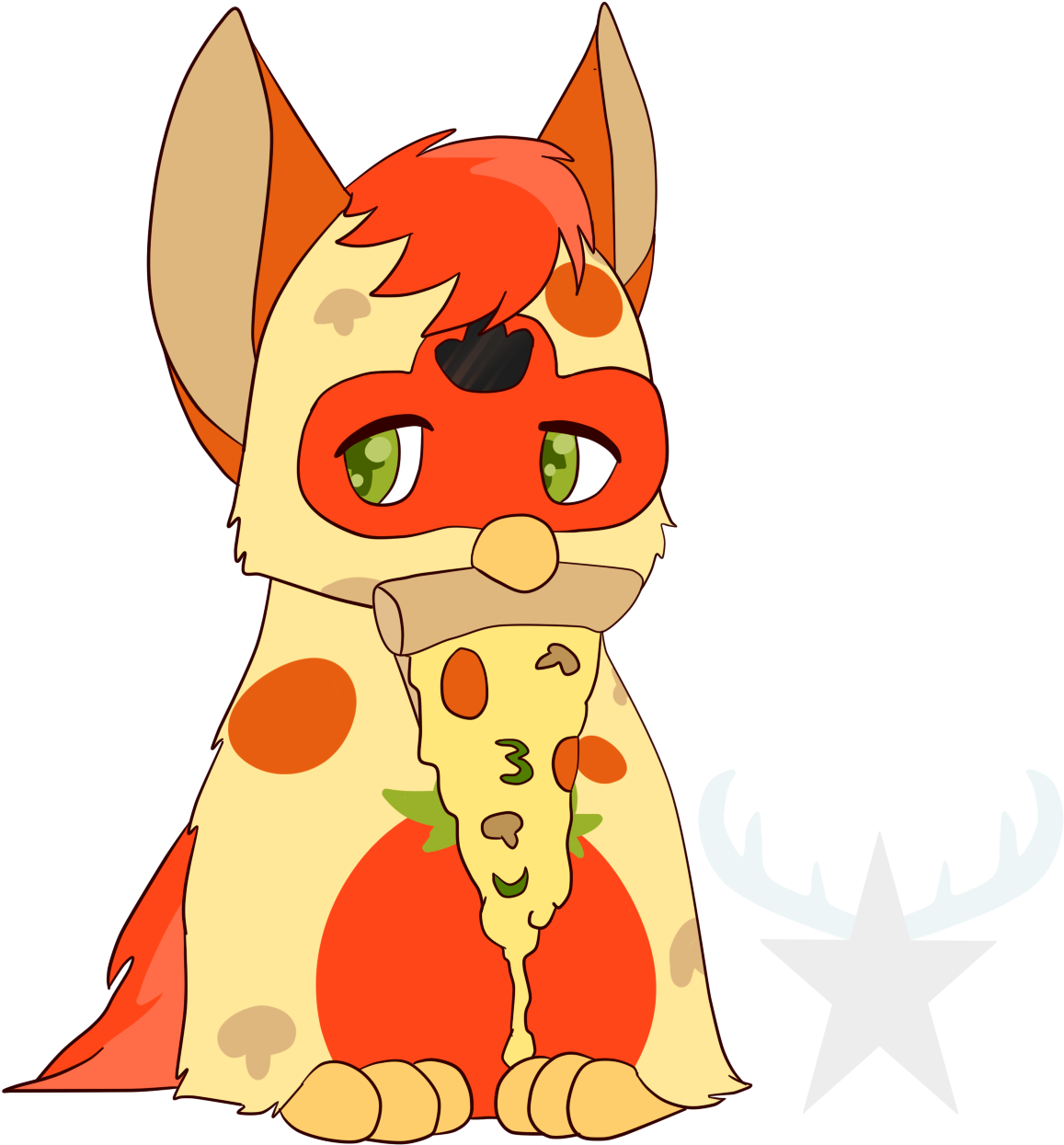 Pizza My Heart [trade] - Cartoon Clipart (1580x1580), Png Download