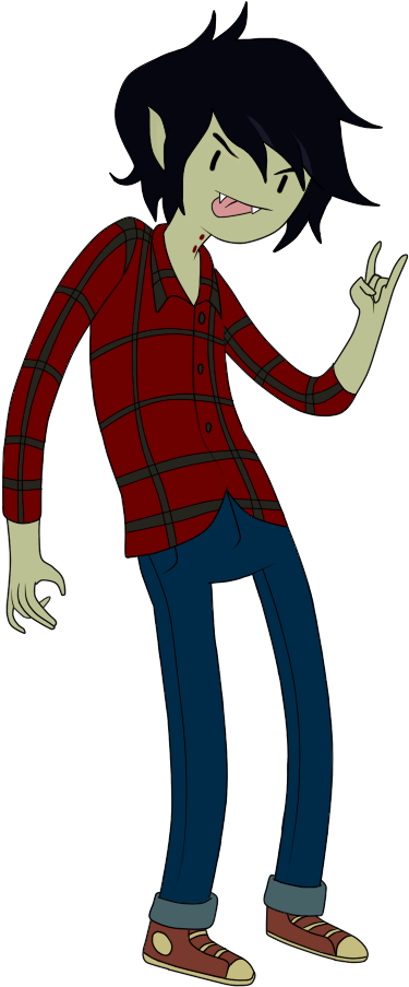 Relacionamentos - Adventure Time Marshall Lee Clipart (454x925), Png Download