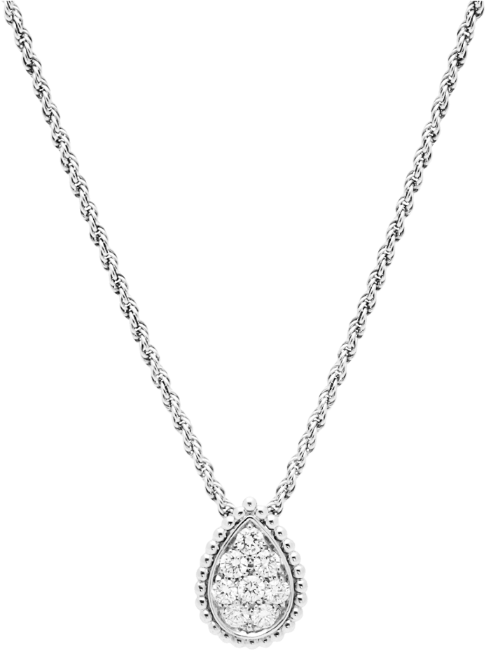 Serpent Bohème Pendant Pendant Set With Pavé Diamonds, - Ladies Gold Chain Png Clipart (960x960), Png Download