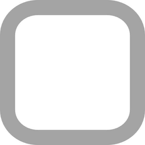Checkbox Unchecked Gray Clip Art - Png Download (600x600), Png Download