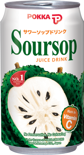 Soursop Juice Drink - Pokka Soursop Juice Drink Clipart (450x750), Png Download