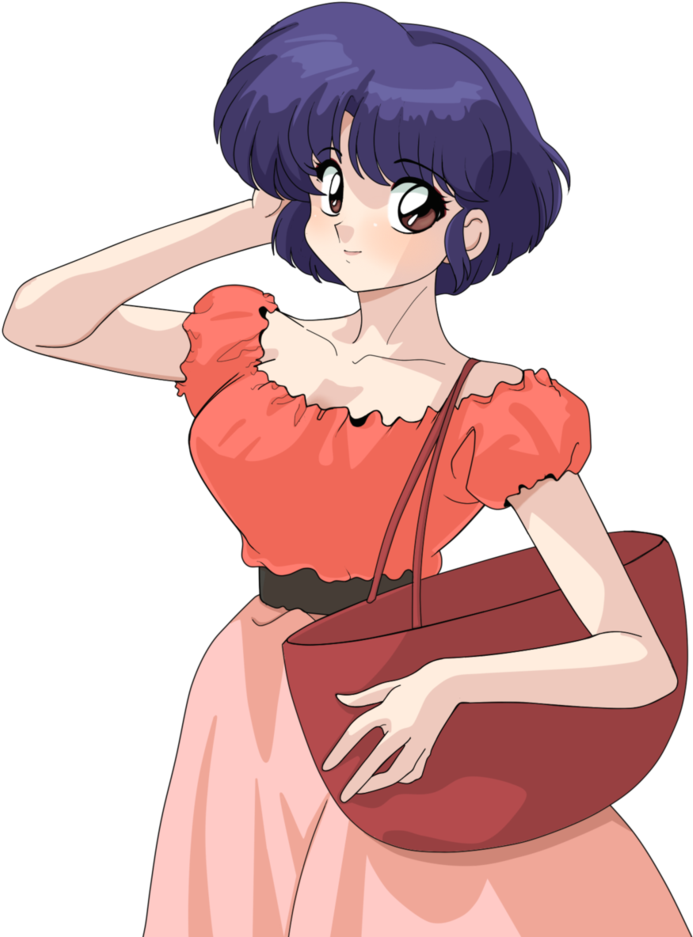 Akane Tendo By Soulfire524 - Ranma 1 2 Akane Anime Clipart (811x984), Png Download