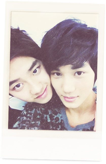 Edit Idk Exo Exo-k Kai Polaroid Weeping Jongin D - Kai Exo Do Clipart (500x650), Png Download