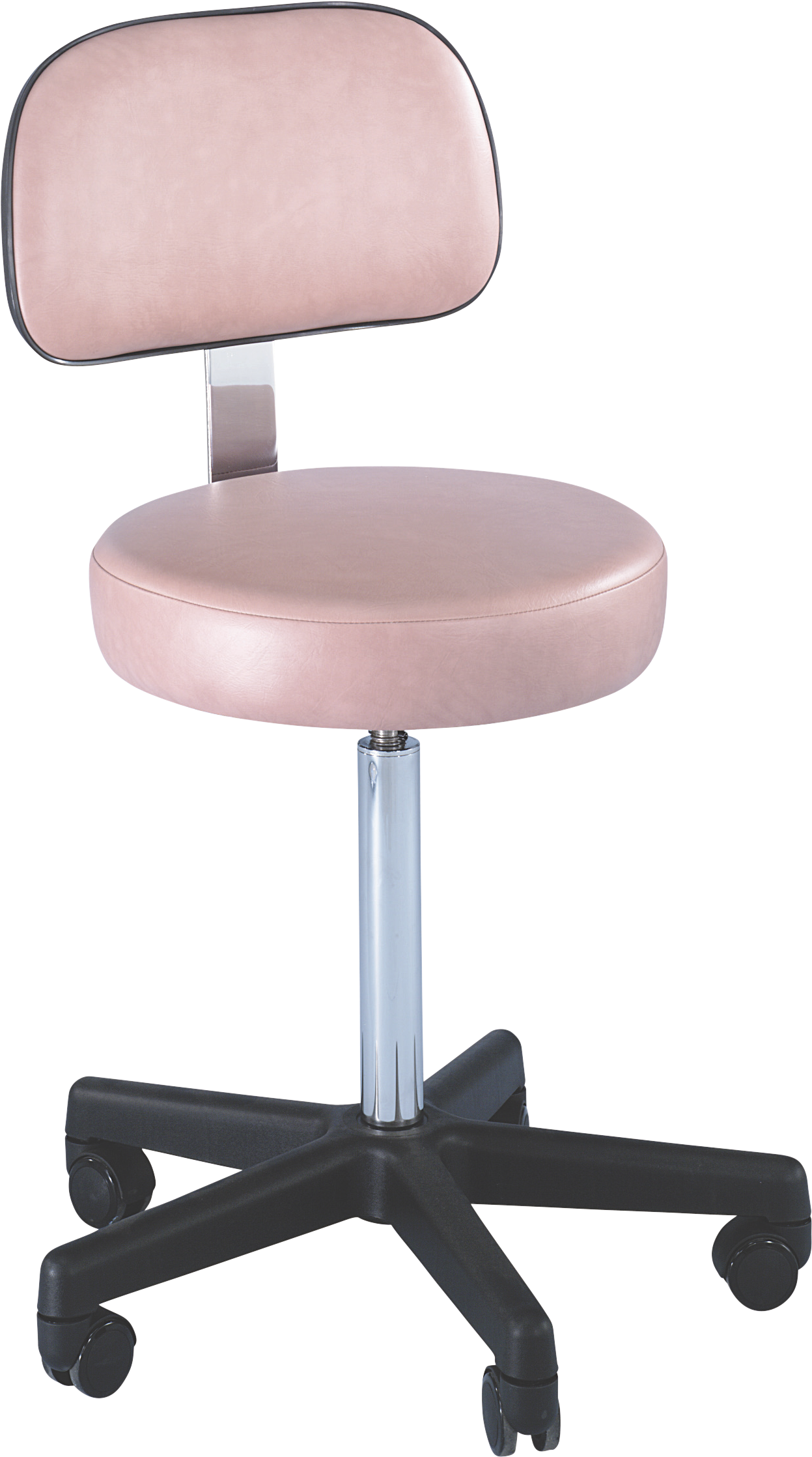 5-leg Adjustable Exam Stool - Office Chair Clipart (2205x2625), Png Download