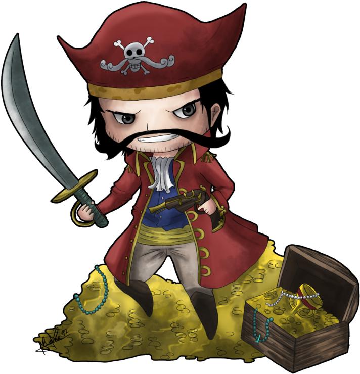 Gol D Roger Png - One Piece Gol D Roger Chibi Clipart (800x786), Png Download