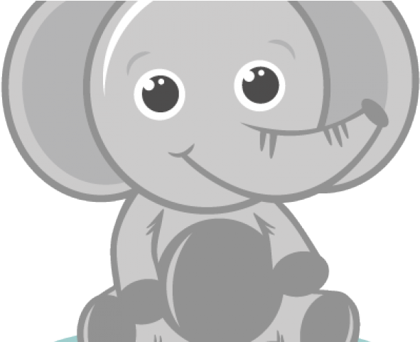 Cute Baby Elephant Clipart - Png Download (640x480), Png Download