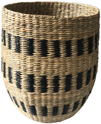 Canasta De Palma Decorativa - Laundry Basket Clipart (498x664), Png Download