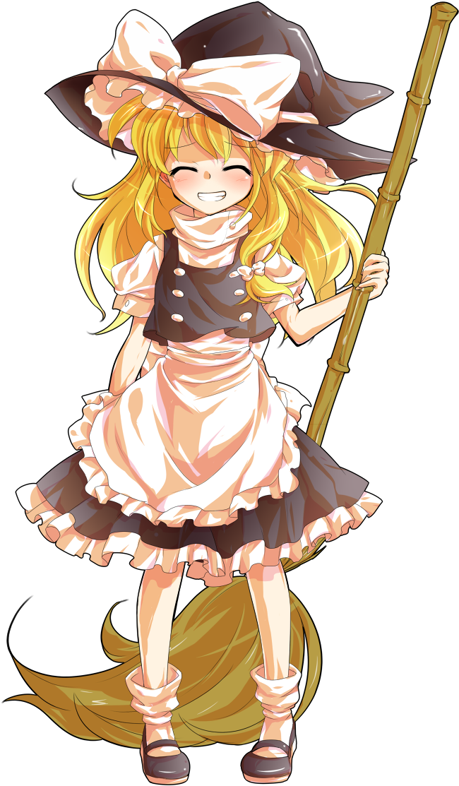 Marisa - Marisa Kirisame Png Clipart (671x1150), Png Download